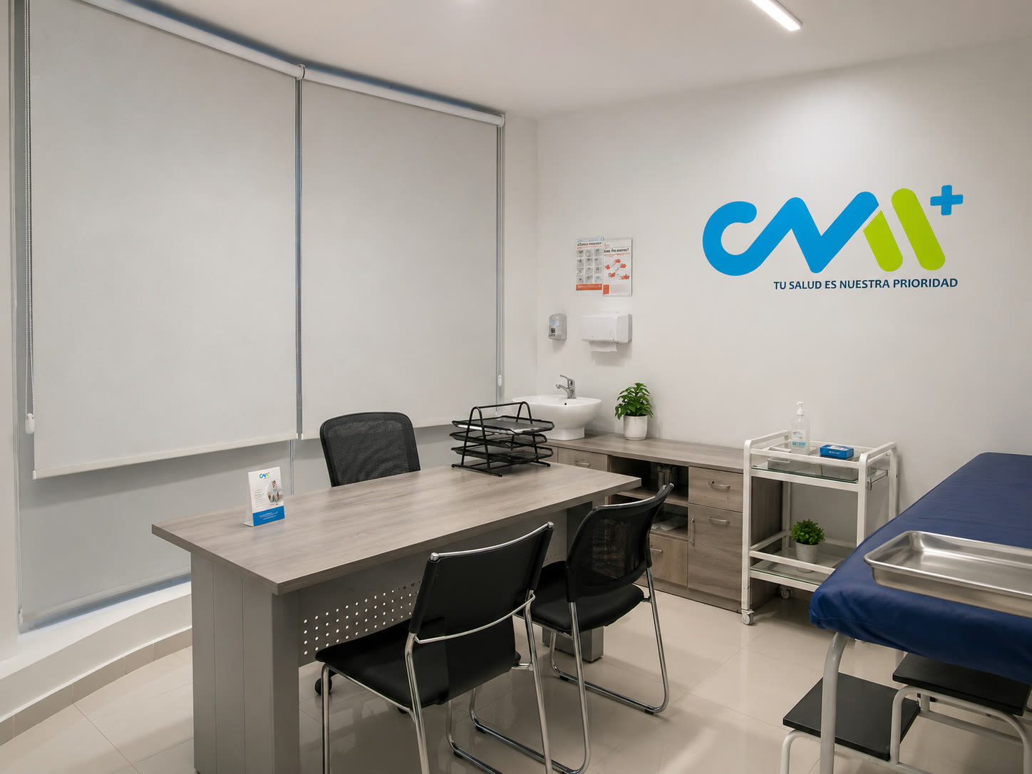 Consultorio de atención externa del Hospital Básico CMI Salud
