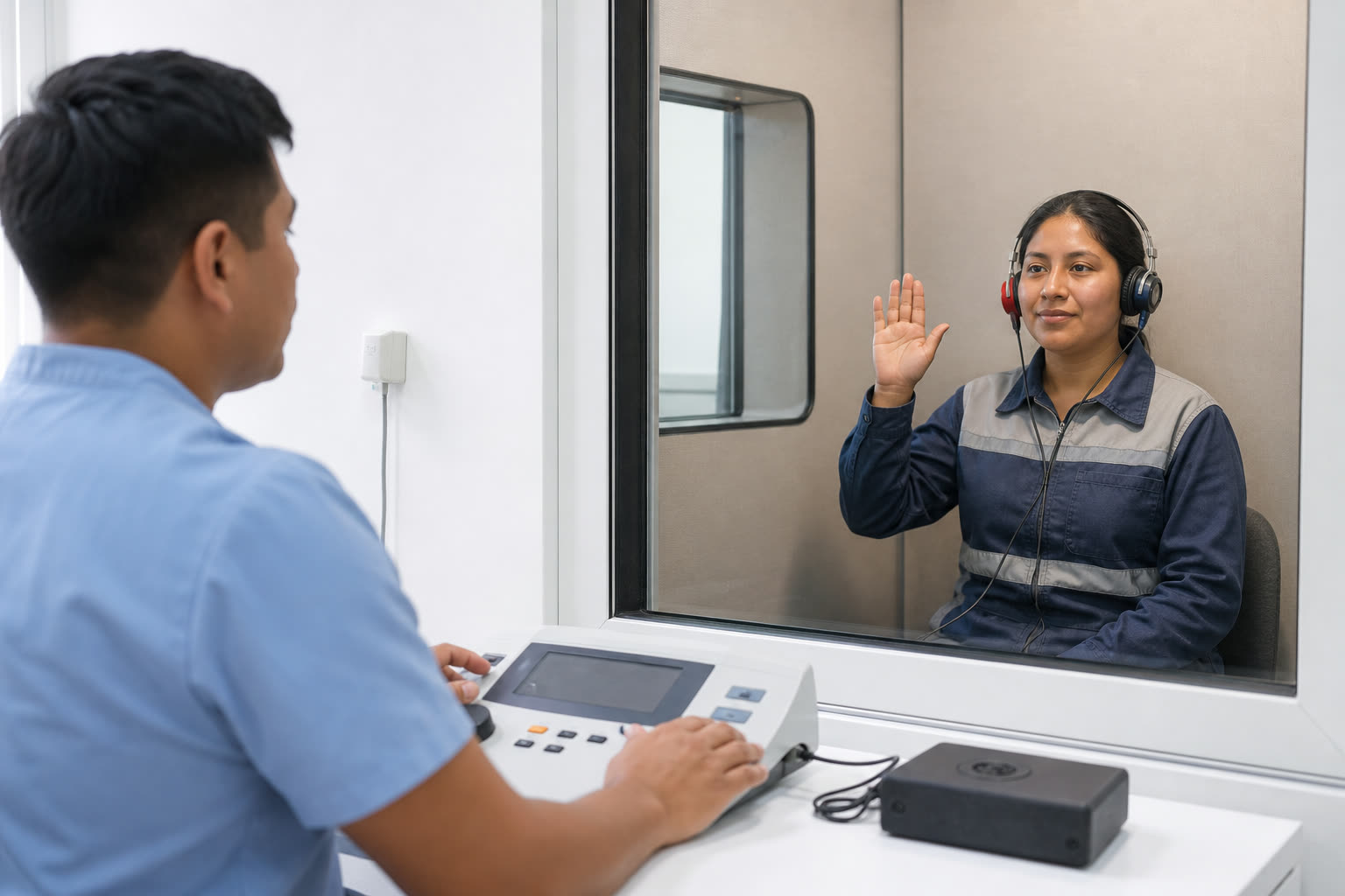 Evaluación audiométrica de un trabajador en el programa de medicina ocupacional CMI